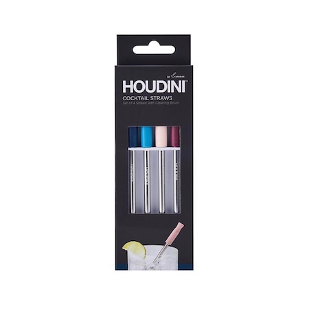 Assorted Stainless Steel/Silicone Cocktail Straws